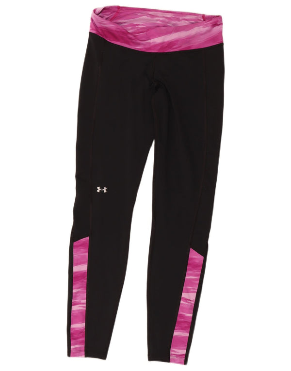 Leggings Cold Gear pentru femei Under Armour UK 14 Medium Black Colorblock