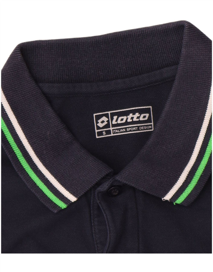 Lotto Mens Polo Shirt Small Navy Blue
