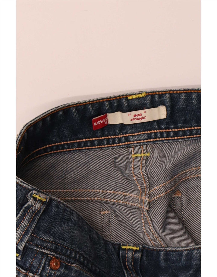 Levi's Womens Eve Straight Jeans W34 L27 Blue