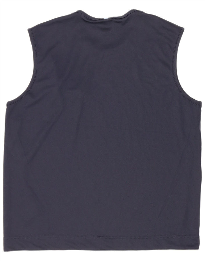 Adidas Herrevest Top Large Navy Blue Polyester