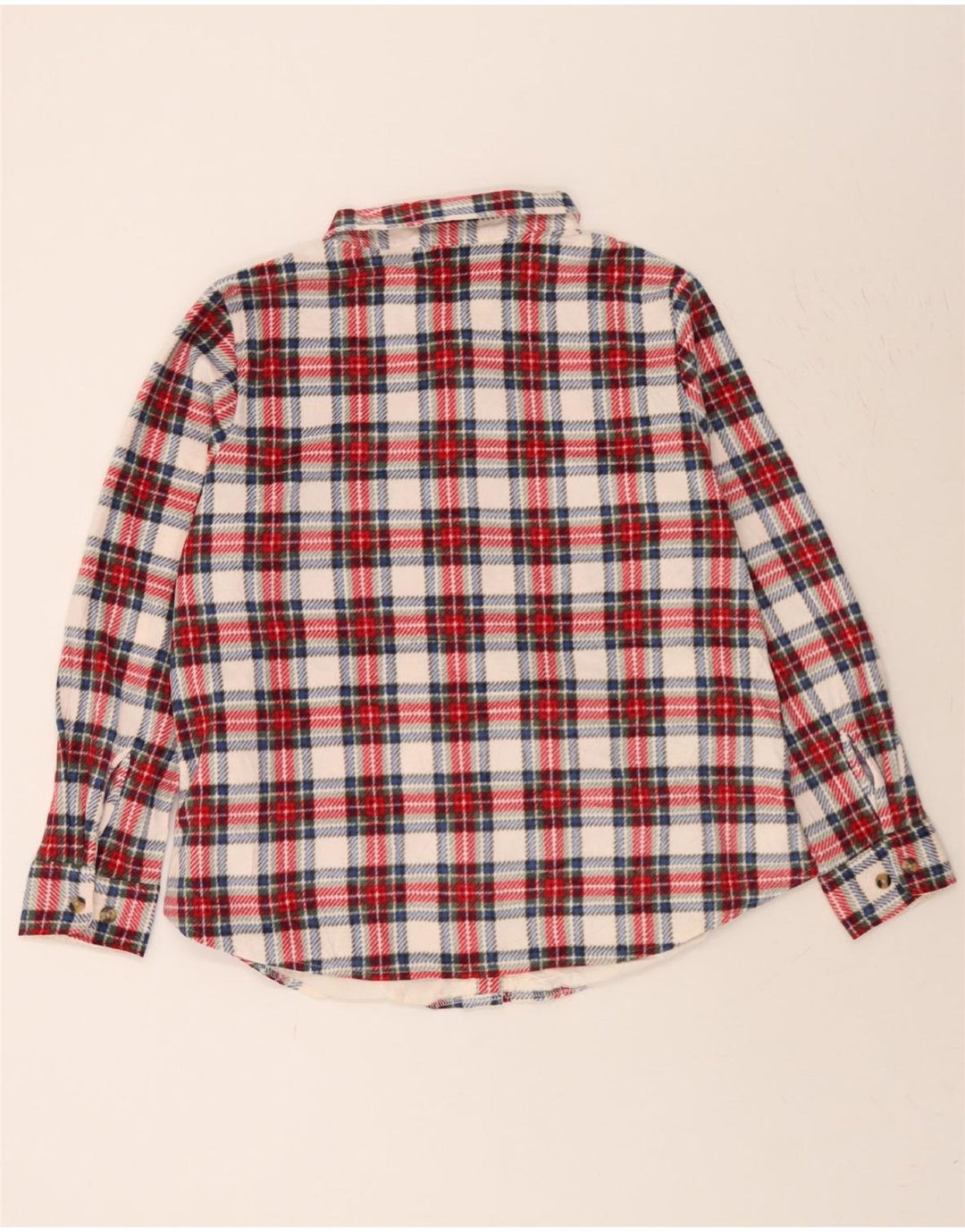 LEE Womens Riders Flannel Shirt UK 18 XL Red Check Polyester Vintage Lee and Second-Hand Lee from Messina Hembry 