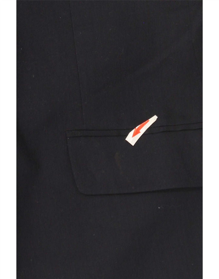 Giacca blazer a 2 bottoni da uomo Marks & Spencer UK 38 lana blu navy media