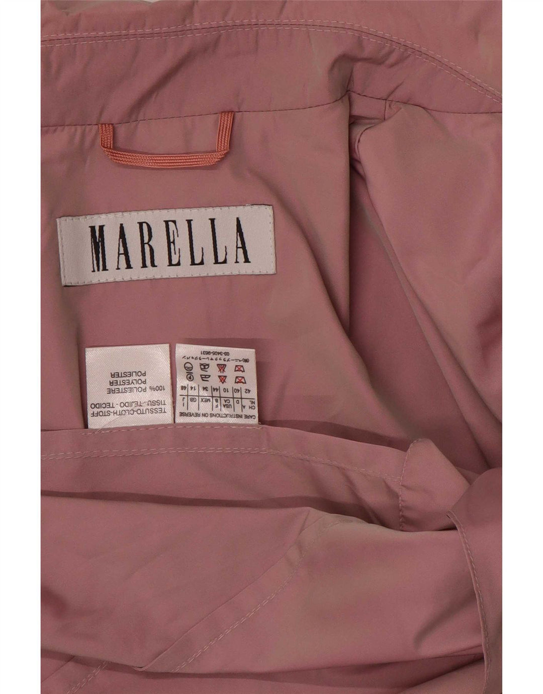 Jaqueta utilitária feminina Marella UK 14 grande poliéster rosa