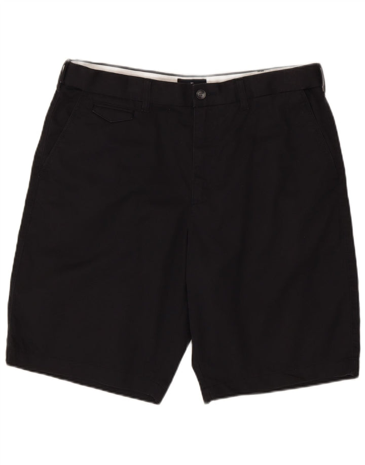 Marks & Spencer Mens Chino Shorts W36 Large Navy Blue Cotton