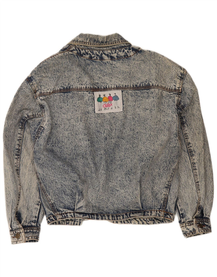 Vintage Mens Denim Jacket UK 38 Medium Blue Cotton