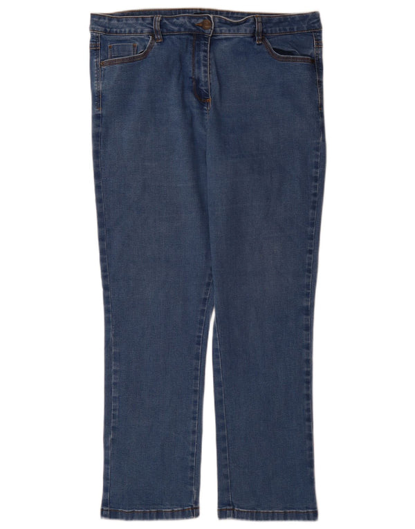 Cos Womens Straight Jeans UK 18 XL W36 L29 Blue Cotton