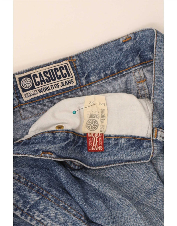 Casucci Mens Straight Jeans W32 L28 Blue Cotton