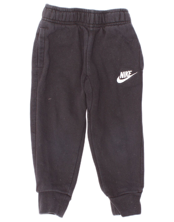 Nike Boys træningsdragt Bukser Joggers 2-3 år Sort Bomuld
