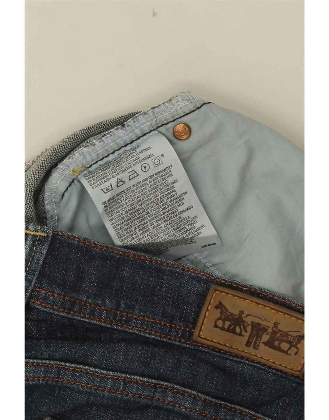 Женские джинсы Bootcut Levi's W31 L30 синие, хлопок