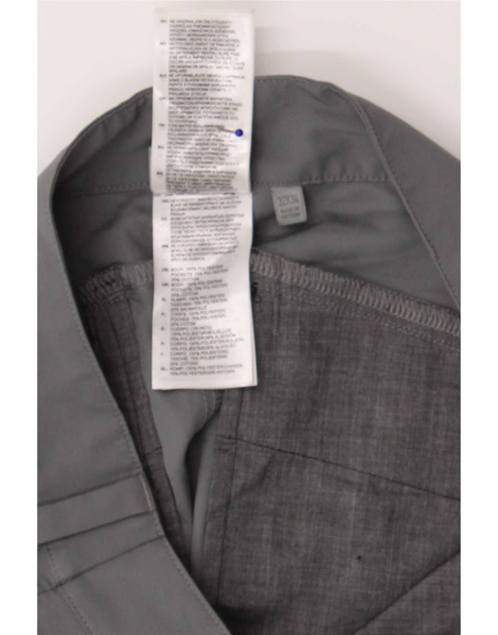 Adidas Womens Slim Fit Chino Trousers W30 L34 Grey Polyester