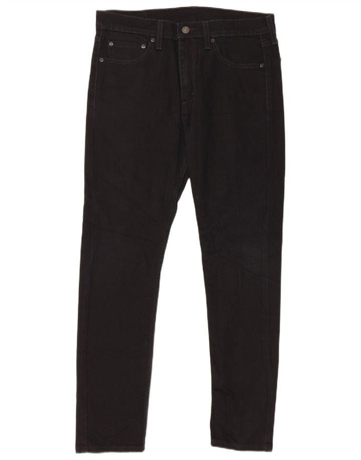 Levi's Slim Jeans til kvinder W32 L30 sort bomuld