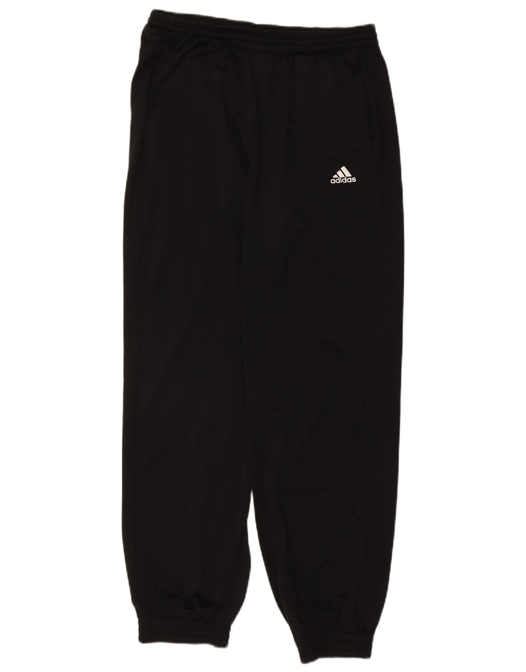 Adidas Mens Tracksuit Trousers Joggers Medium Black Polyester