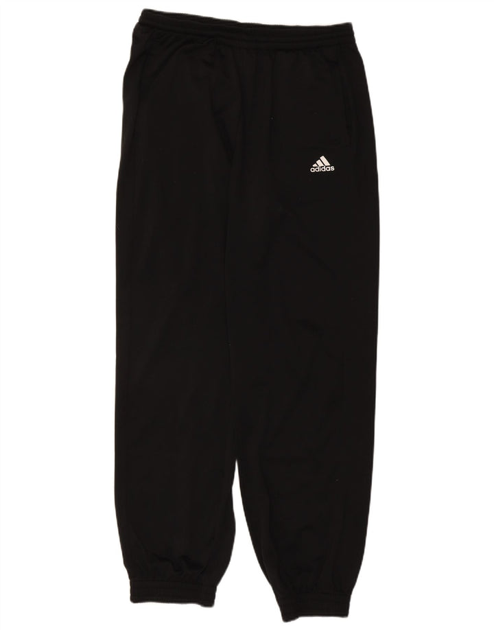 Adidas Mens Tracksuit Trousers Joggers Medium Black Polyester