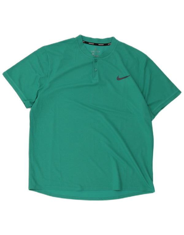 Tricou pentru bărbați Nike Dri Fit Top XL Poliester verde