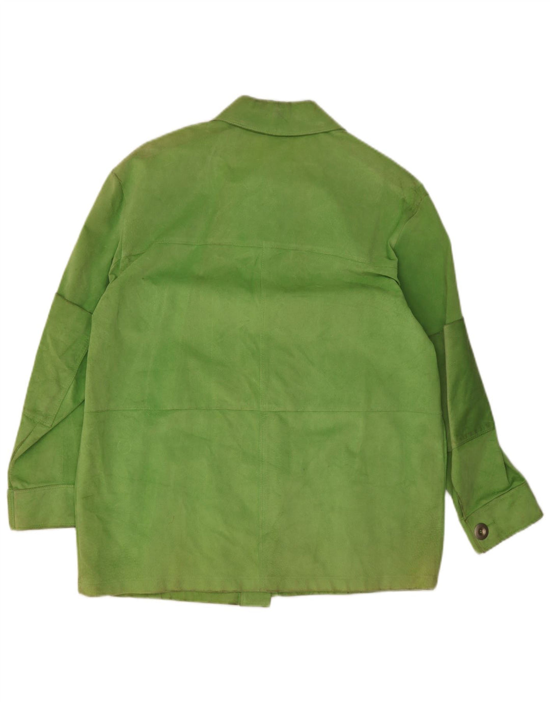 Gai Mattiolo Womens Suede Jacket UK 16 Large Green