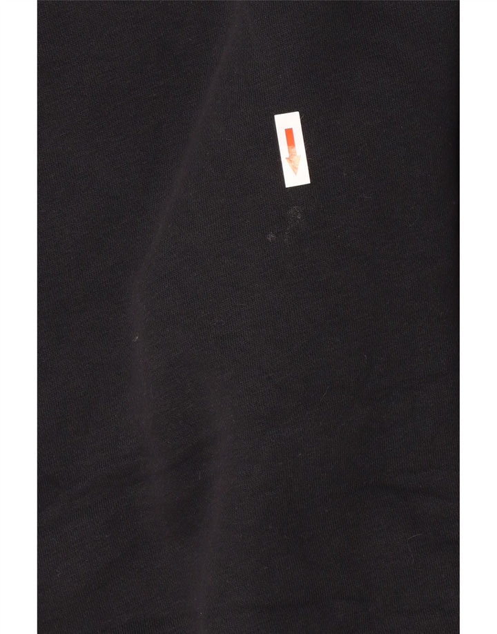Nike Sweat-shirt coupe ample pour homme en coton noir Taille S
