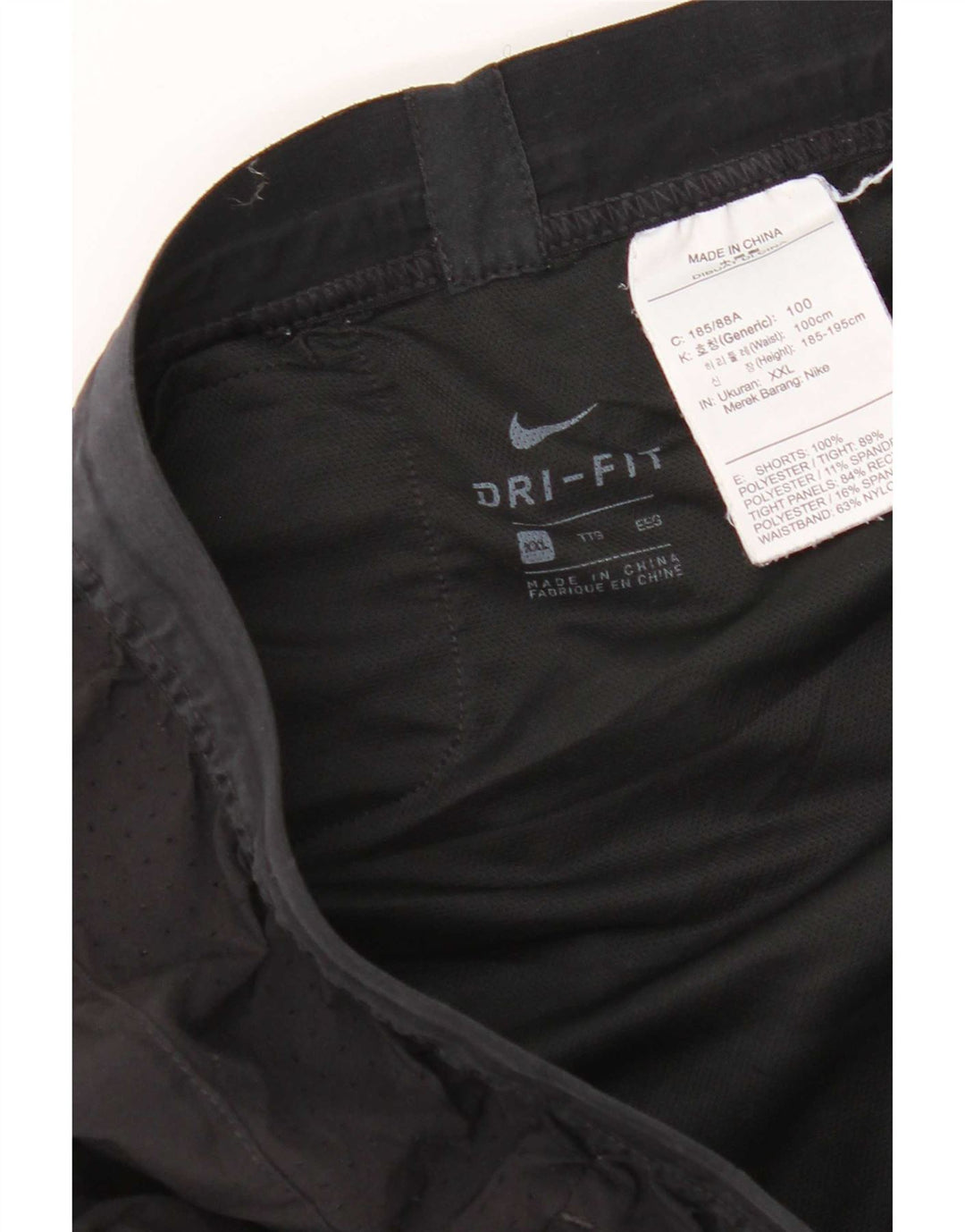 Ανδρικό αθλητικό σορτς Nike Dri Fit 2XL μαύρο πολυεστέρα