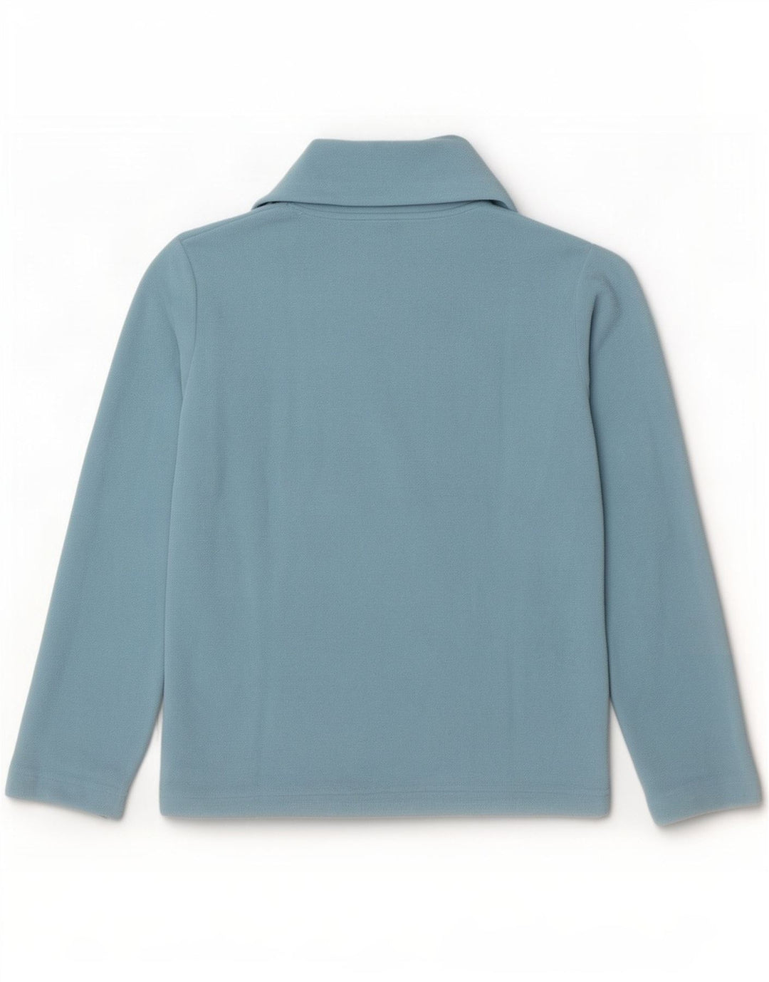 Maglione in pile da donna con collo e zip Invicta UK 12 poliestere blu medio