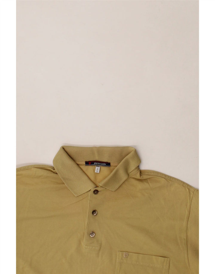 PIERRE CARDIN Mens Polo Shirt Small Beige Cotton Vintage Pierre Cardin and Second-Hand Pierre Cardin from Messina Hembry 
