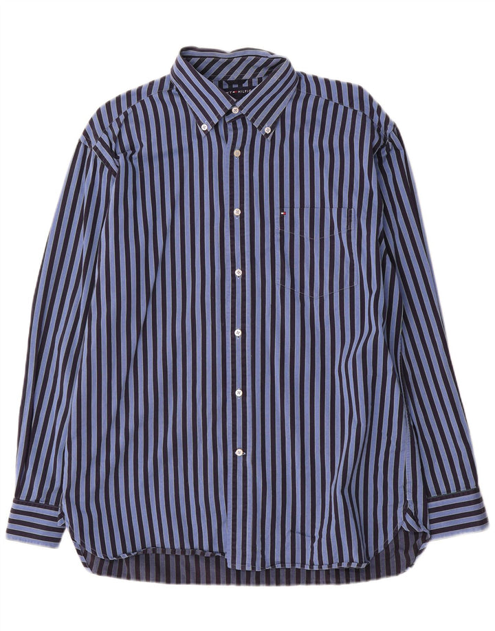Tommy Hilfiger Herreskjorte Medium Blå Stribet