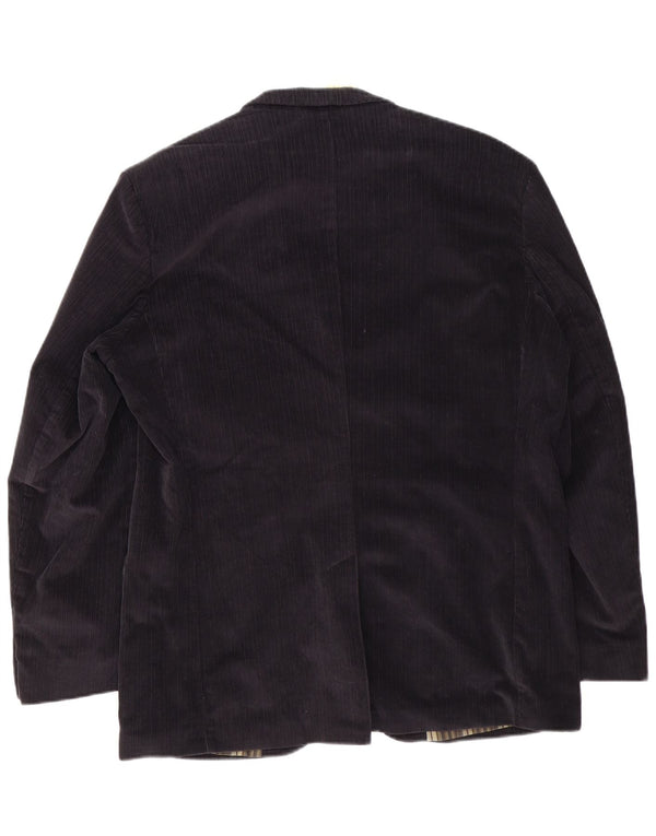 Marks & Spencer Herre Autograph 2 Button Blazer Jacket UK 40 Large Black