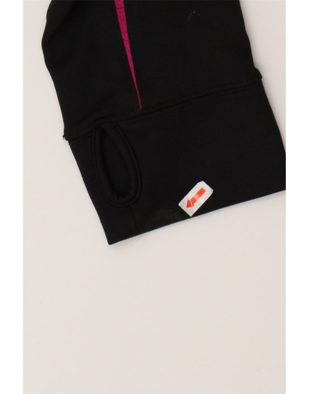 FILA Womens Tracksuit Top Jacket UK 16 Large Black Colourblock Polyester Vintage Fila and Second-Hand Fila from Messina Hembry 