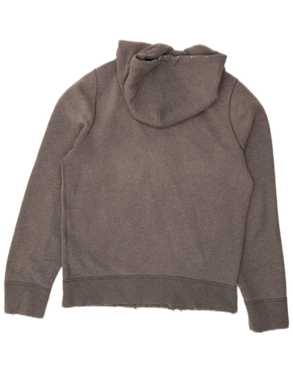 Abercrombie & Fitch Mens Muscle Graphic kapucnis pulóver, nagy szürke pamut
