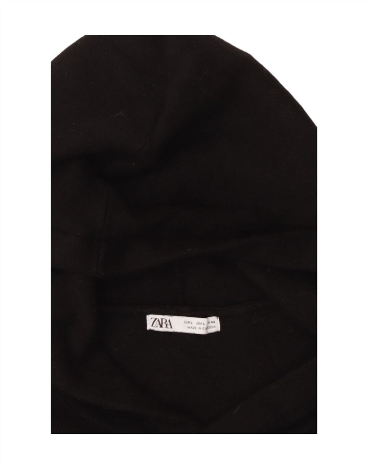 ZARA Womens Oversized Hoodie Jumper UK 16 Large Black