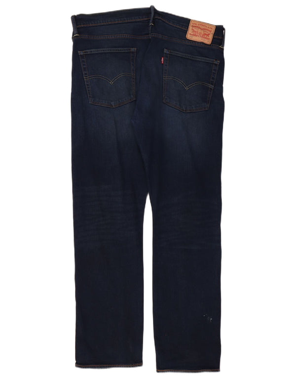 Мужские джинсы Levi's 513 Slim Straight W36 L32 Темно-синие, хлопок
