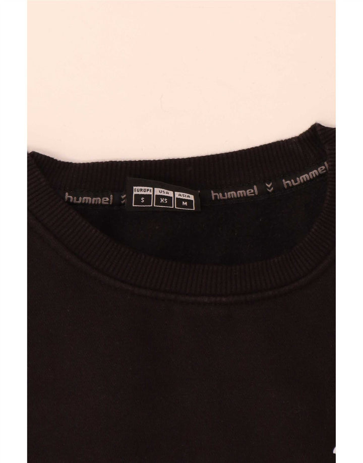 Hummel Hombre Sudadera Jumper Small Negro Algodón