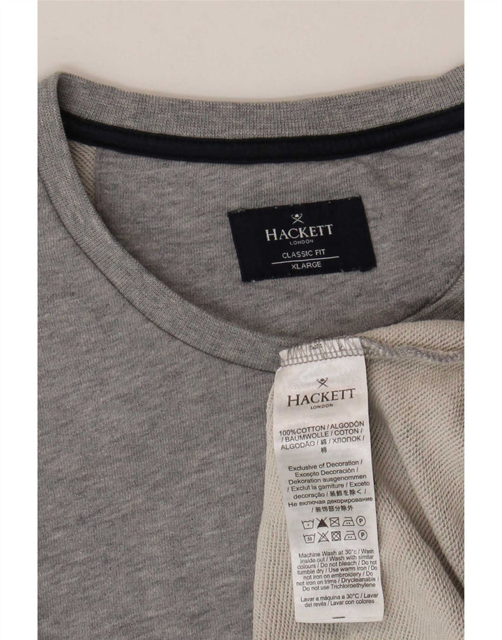 Hanorac Hackett Classic Fit Jumper XL bumbac gri