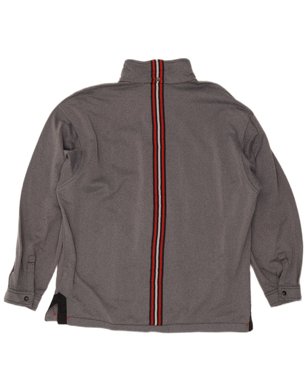 Giacca da tuta da uomo Lotto UK 42/44 XL Poliestere color block grigio