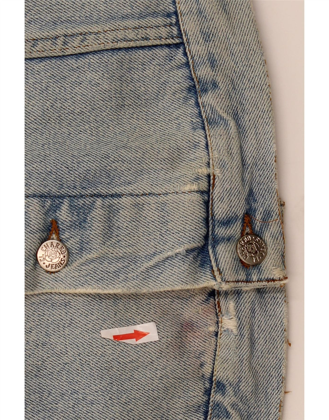 El Charro Herre denimjakke UK 42 XL Blå Bomuld