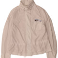 Armani Jeans Dame Windbreaker Jacket UK 8 Small White Polyester