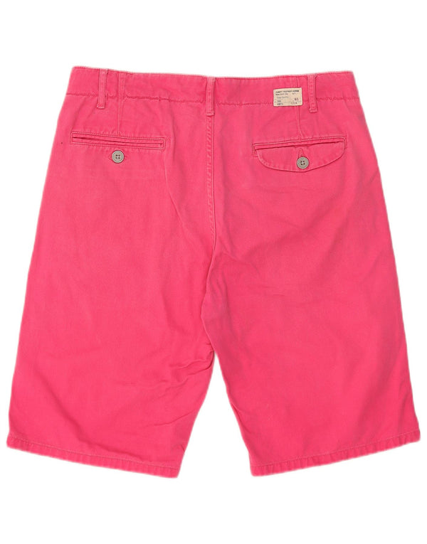 Tommy Hilfiger Herre Chino Shorts W30 Medium Pink Bomuld