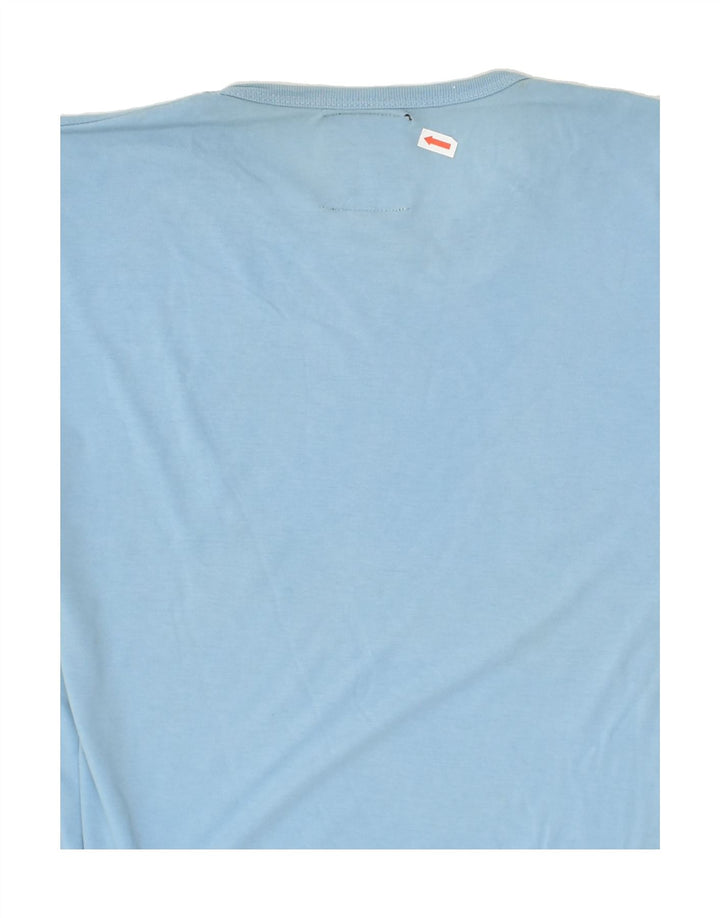 JACK & JONES Mens Graphic T-Shirt Top Large Blue Cotton | Vintage Jack & Jones | Thrift | Second-Hand Jack & Jones | Used Clothing | Messina Hembry 