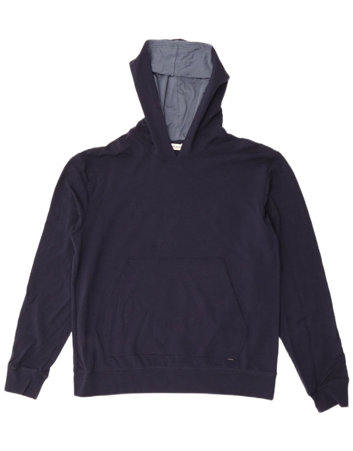 Marks & Spencer Mens Autograph Hoodie Jumper Large Navy Blue