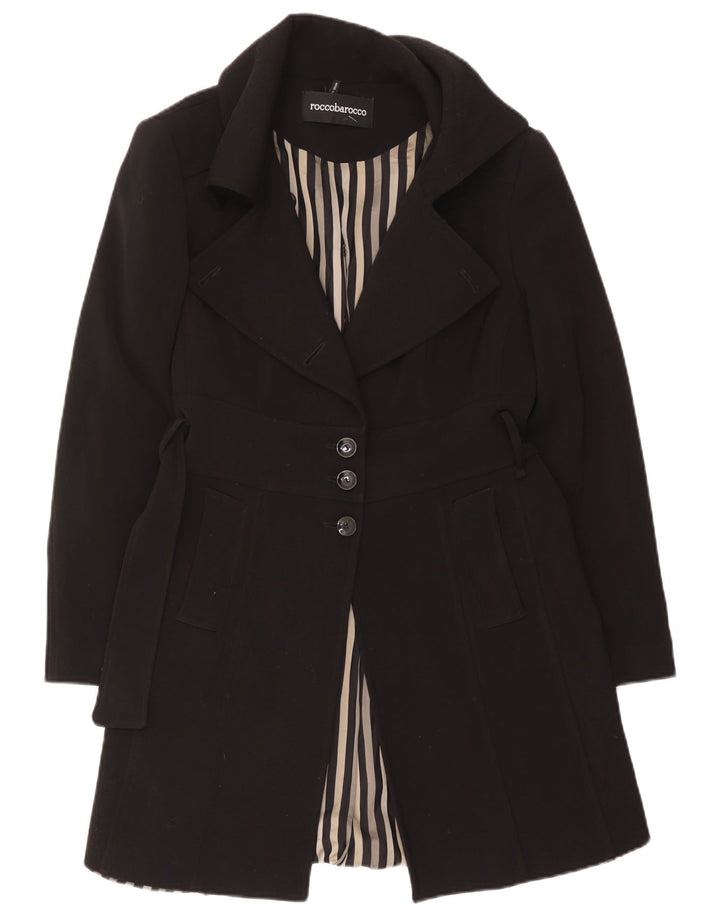 Abrigo Roccobarocco Mujer IT 48 XL Poliéster Negro