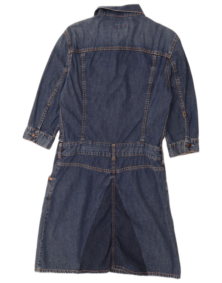 LEVI'S Girls 3/4 Sleeve Pullover Denim Dress 11-12 Years Medium Blue