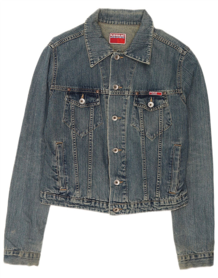 Kookai Boys Denim Jacket 11-12 Years XL Blue Cotton