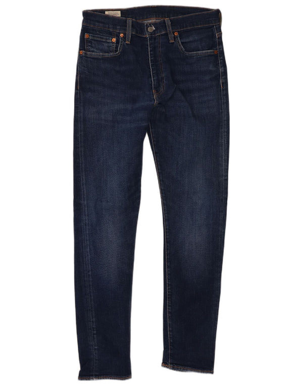 Levi's Mens 512 karcsú kúpos farmernadrág W32 L32 sötétkék