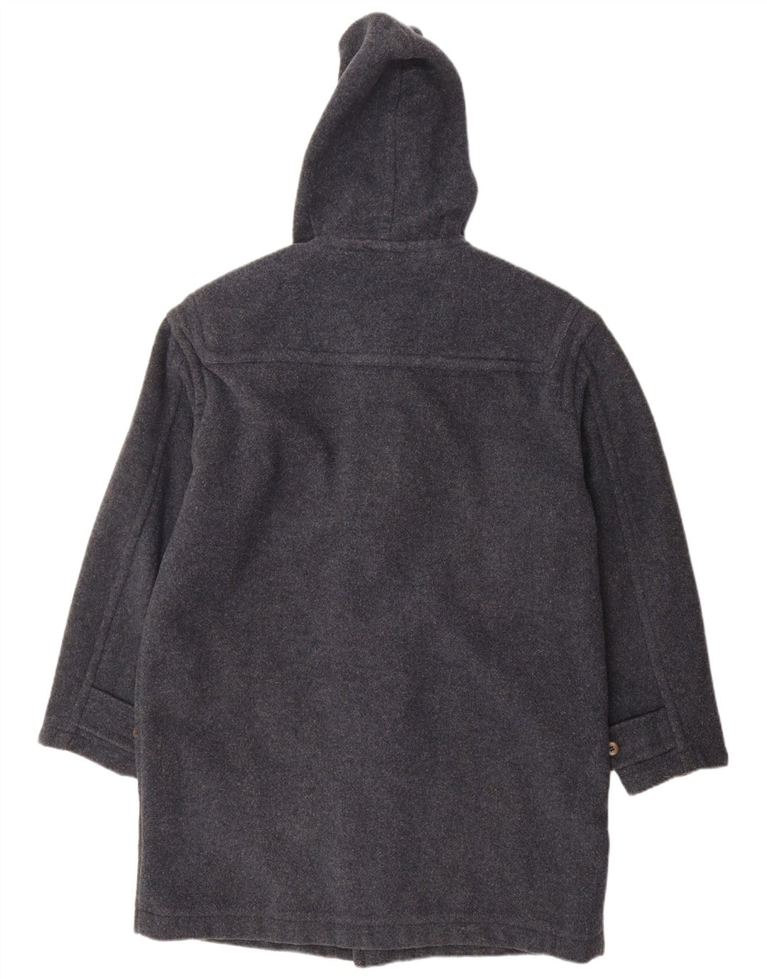 Stefanel Herre Hooded Duffel Coat UK 38 Medium Blue Wool