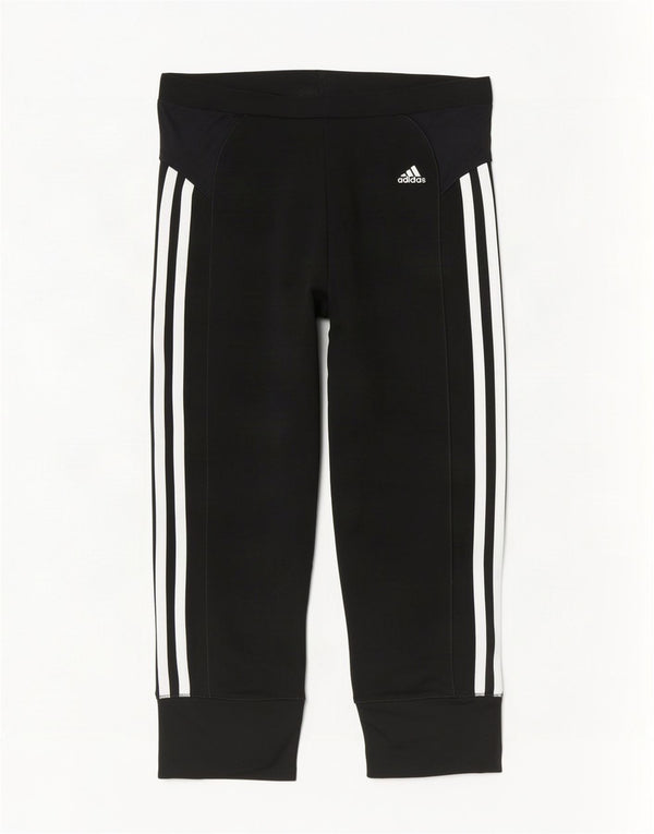 Adidas Womens Climacool Capri Tracksuit Trousers Joggers UK 14 Medium Black