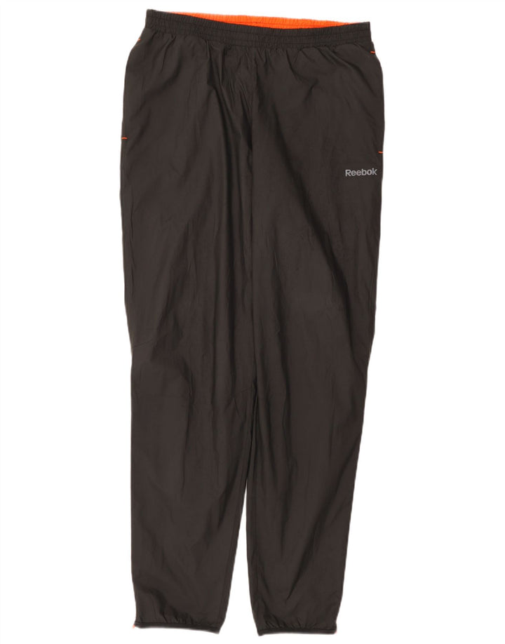 Reebok Mens Tracksuit Trousers Joggers Medium  Black Polyester