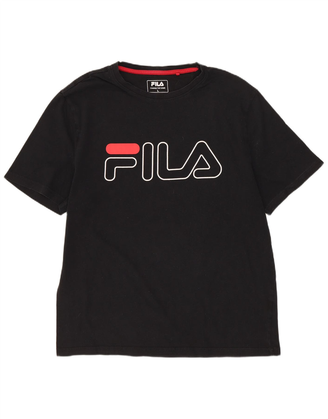 T-shirt grafica da uomo FILA Top grande nera