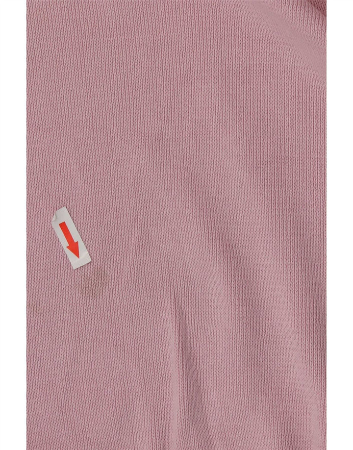 Zara Pull Col Rond Homme Rose Moyen Coton