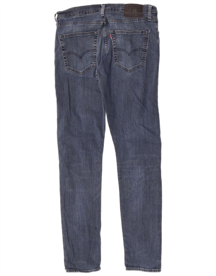 Levi's Mens 512 Slim Jeans W34 L34 Blue Cotton