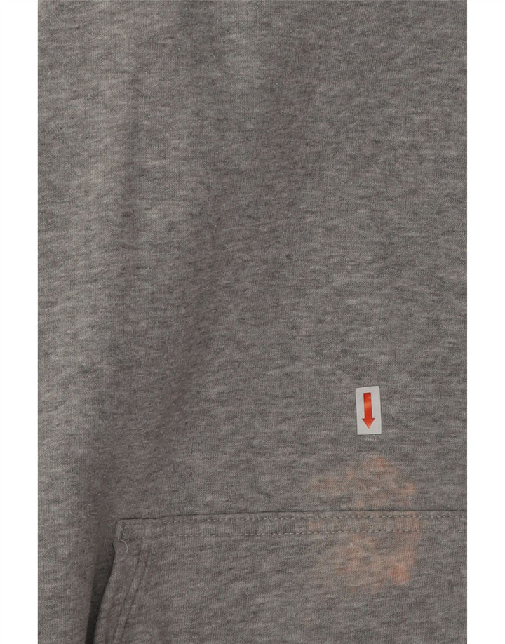 CHAMPION Mens Graphic Hoodie Jumper XL Grey Cotton Vintage Champion and Second-Hand Champion from Messina Hembry 