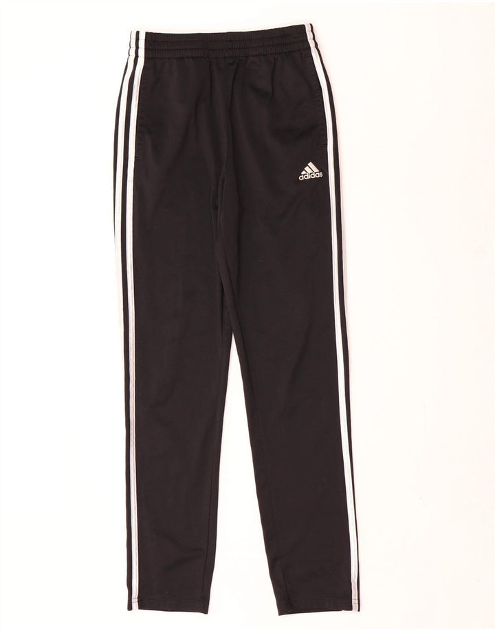 Adidas Boys Tracksuit Trousers 12-13 Years Large Black