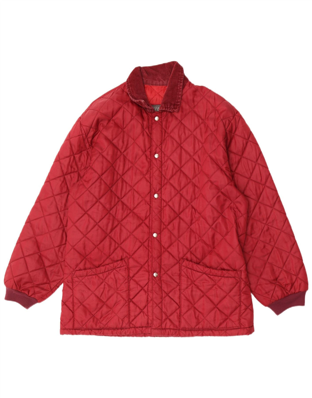 Rifle Mens Quilted Jacket UK 40 Large Red